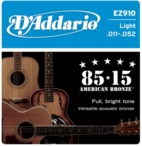 D'ADDARIO EZ910 11-52 bronze strune za akustično kitaro